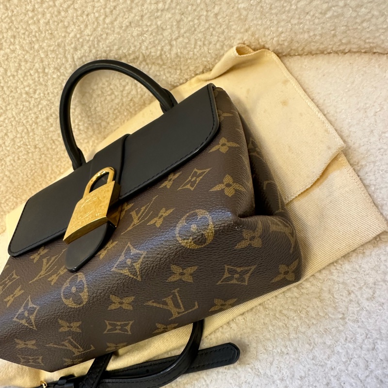 LV鎖頭BB 成色如圖 Louis Vuitton / Louis Vuitton M44141 Monogram 塗層帆布與光滑牛皮革-15