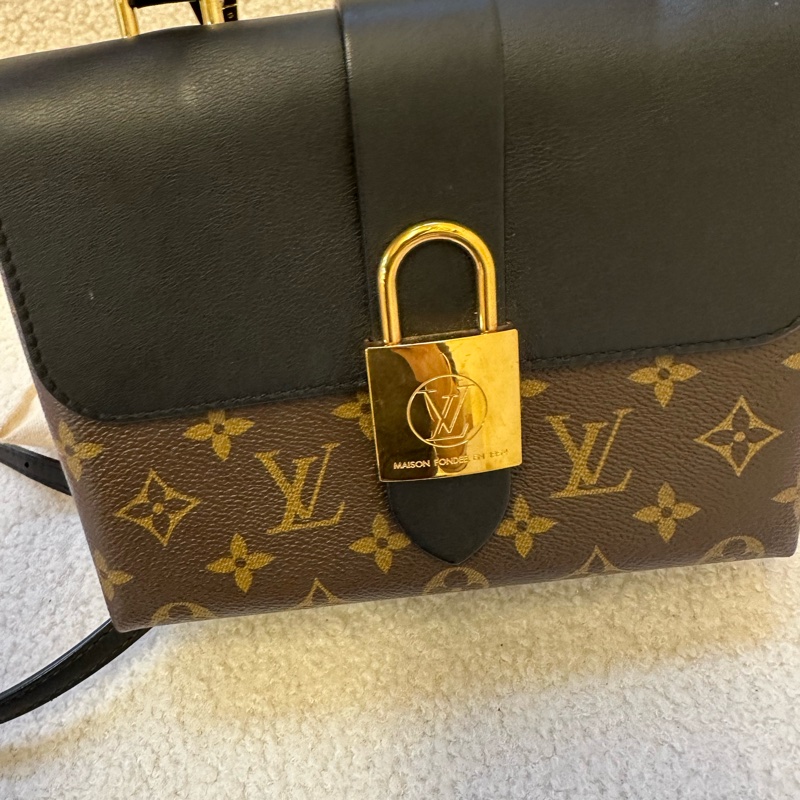 LV鎖頭BB 成色如圖 Louis Vuitton / Louis Vuitton M44141 Monogram 塗層帆布與光滑牛皮革-17