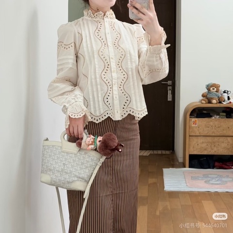 Goyard beluga mini菜籃子白色  18×23 99新配件塵袋