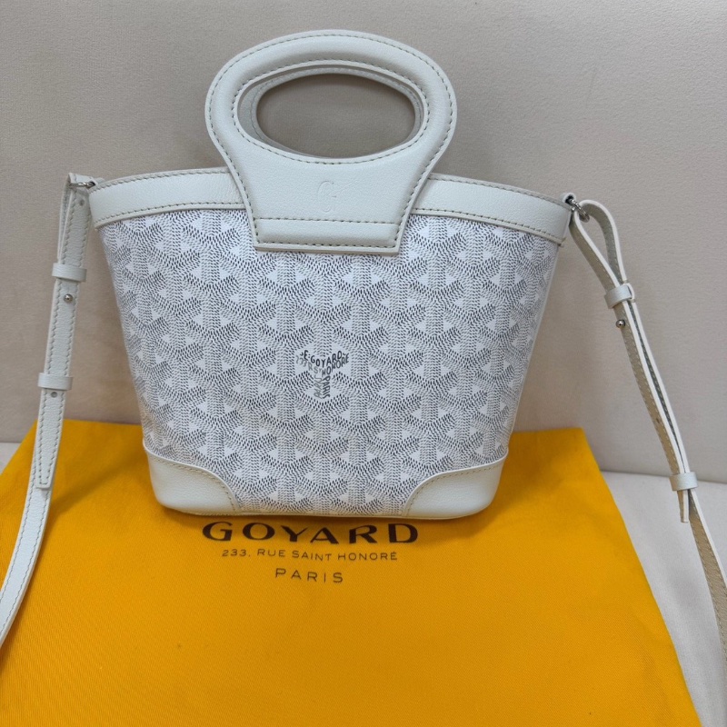 Goyard beluga mini菜籃子白色  18×23 99新配件塵袋-8
