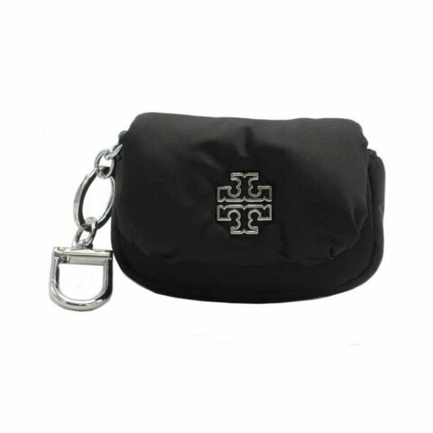 【TORY BURCH】尼龍泡芙零錢包/吊飾-黑