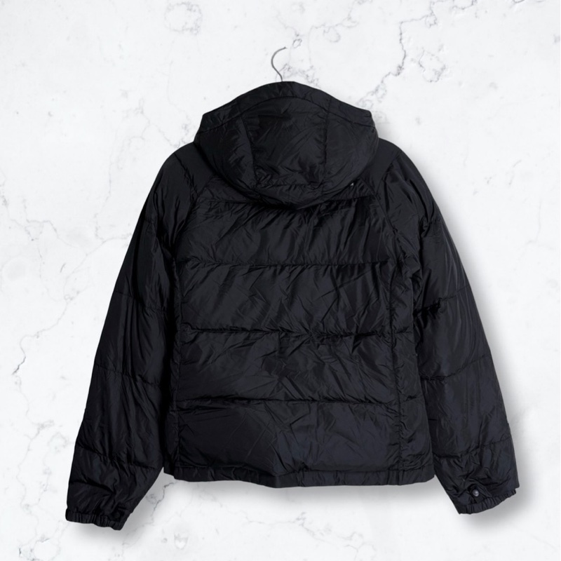 (正品幾乎全新少穿商品無為任何問題)The North Face北臉 女款小尺碼XS黑色保暖麵包羽絨連帽外套-1