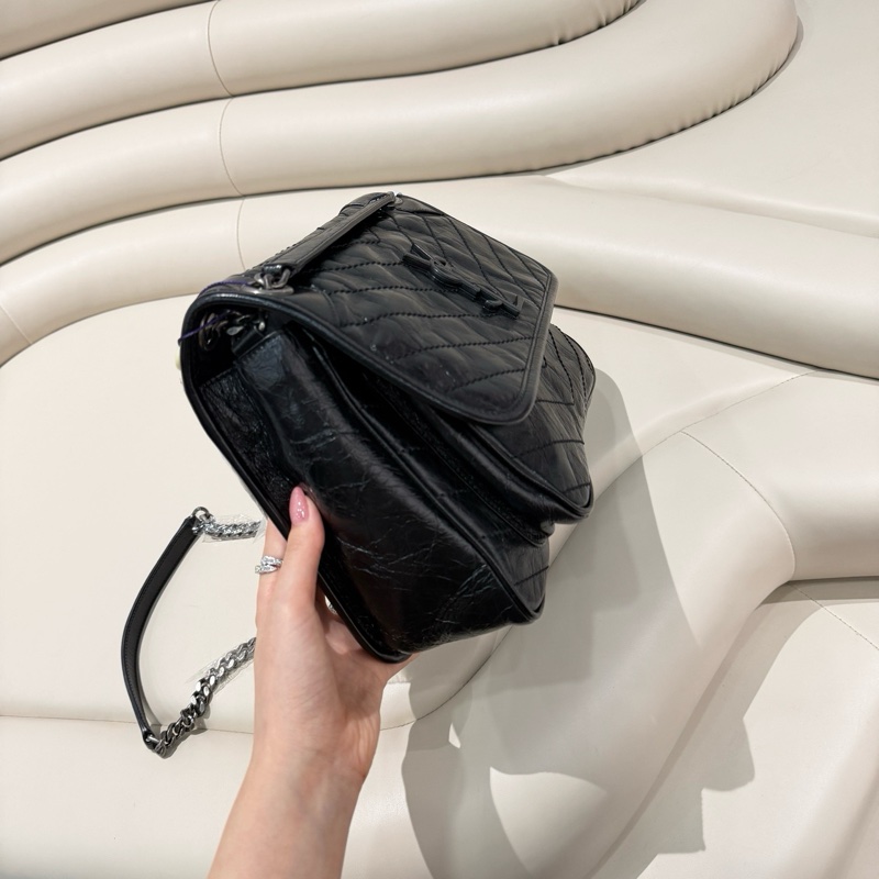 99新YSL 黑銀中號niki.-2