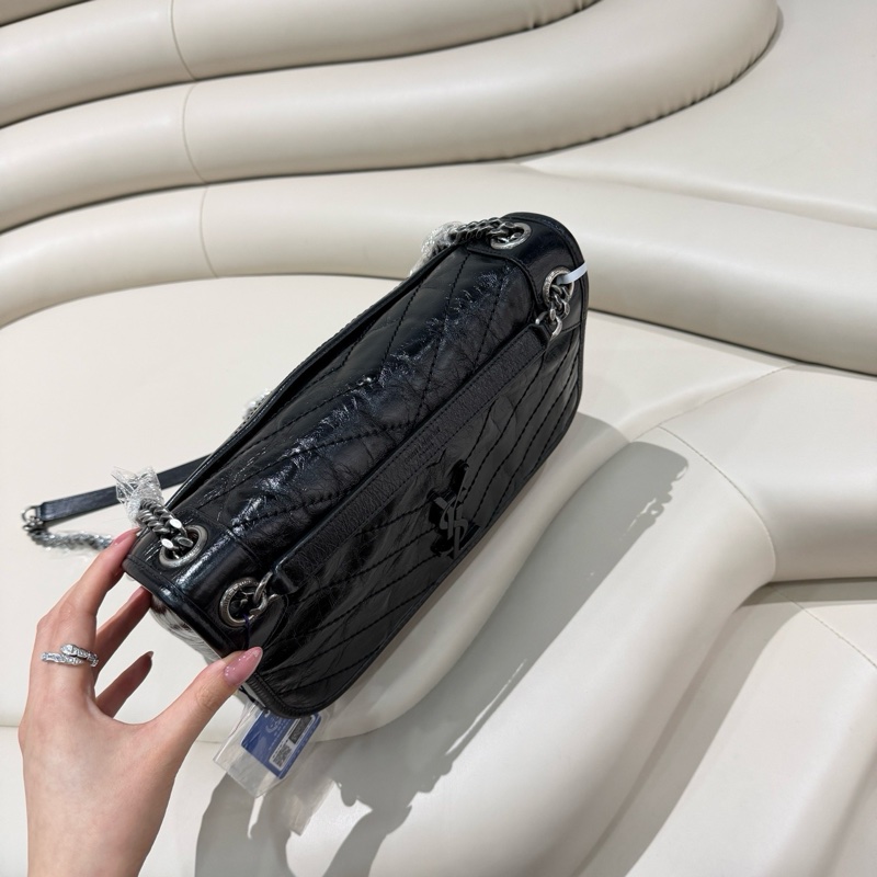 99新YSL 黑銀中號niki.-5