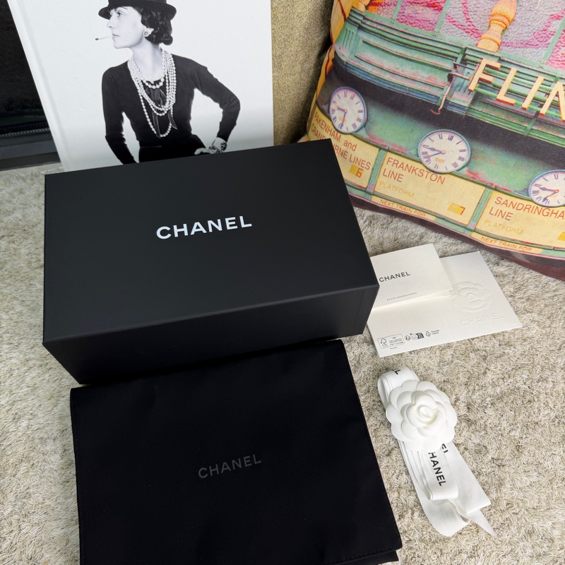 CHANEL 香奈兒【25K 秋冬】 香檳金腰線LP VANITY WITH CHAIN AP4407-4