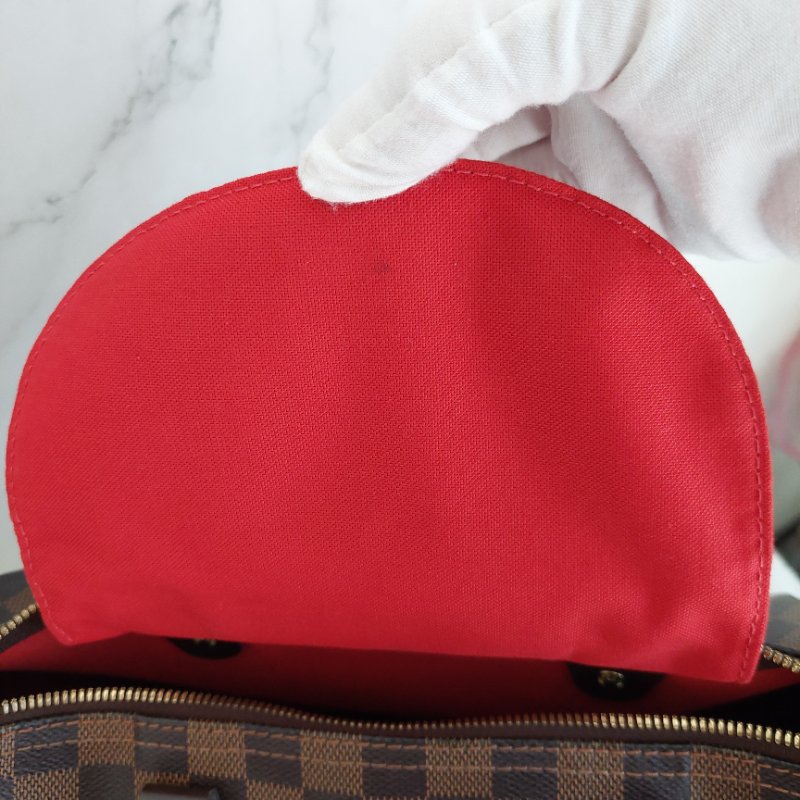 LV N40590 格紋 🎀現貨實拍 🎀Speedy30cm 波士頓包 手提 肩背 斜背包~二手品(附LV原廠三段式背帶)-45