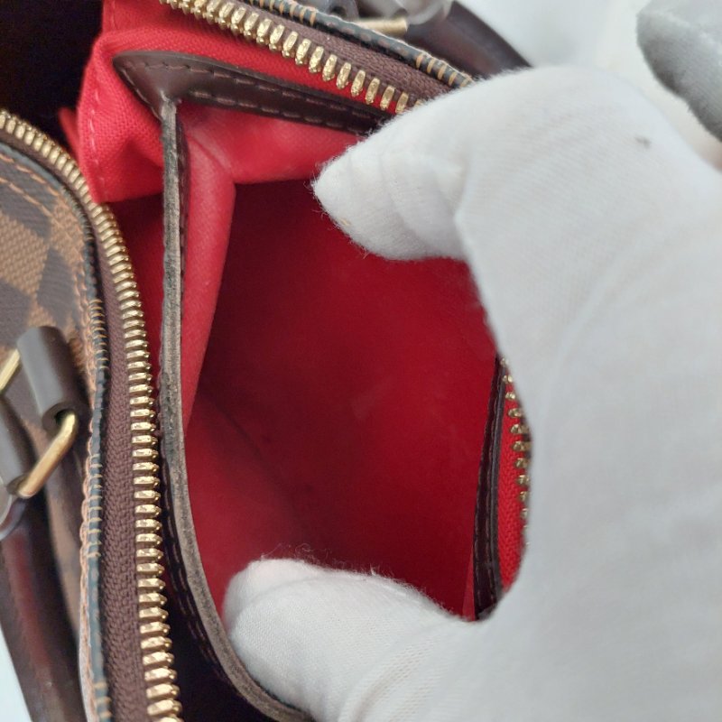 LV N40590 格紋 🎀現貨實拍 🎀Speedy30cm 波士頓包 手提 肩背 斜背包~二手品(附LV原廠三段式背帶)-88