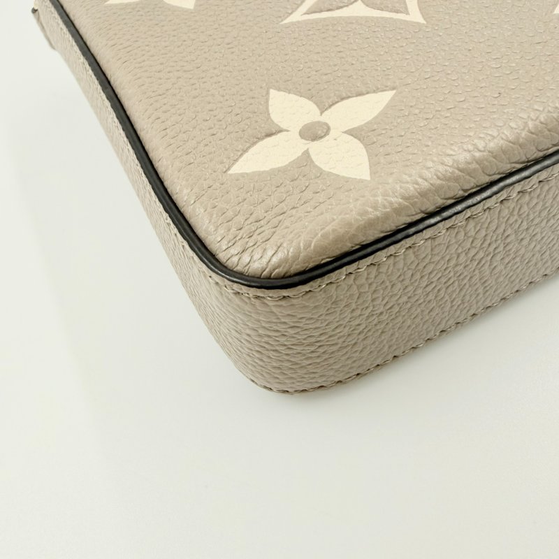 Louis Vuitton -斑鳩灰牛皮Félicie Pochette三合一斜背包-9