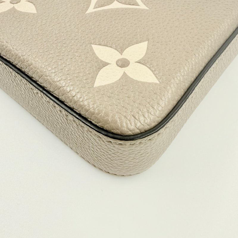 Louis Vuitton -斑鳩灰牛皮Félicie Pochette三合一斜背包-10