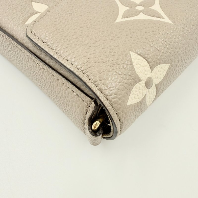 Louis Vuitton -斑鳩灰牛皮Félicie Pochette三合一斜背包-11