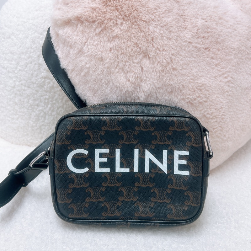 Celine 老花小號郵差包/相機包-0