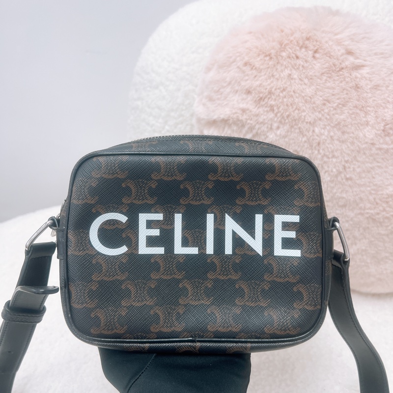 Celine 老花小號郵差包/相機包-1