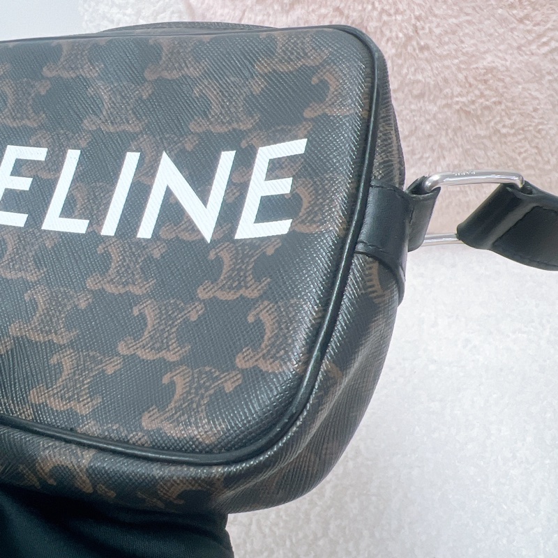 Celine 老花小號郵差包/相機包-3