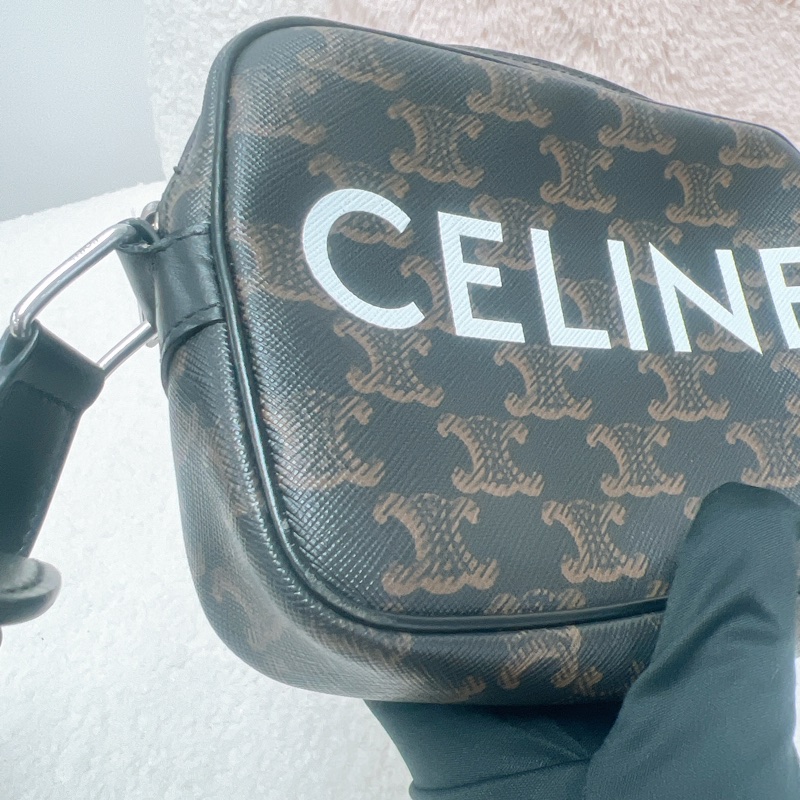 Celine 老花小號郵差包/相機包-4