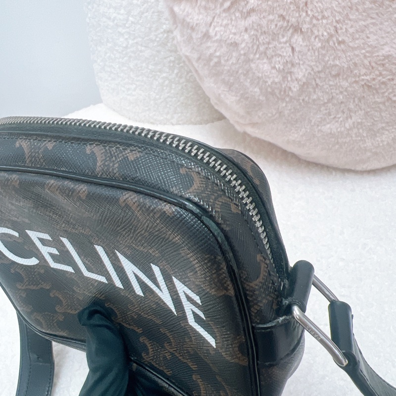 Celine 老花小號郵差包/相機包-6