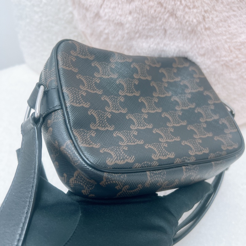 Celine 老花小號郵差包/相機包-9