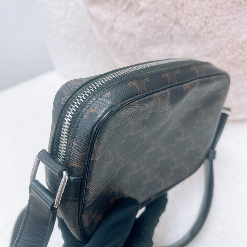 Celine 老花小號郵差包/相機包-12