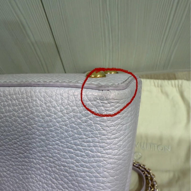 💕LV Capucines Mini手提包(珠光粉)💕-10