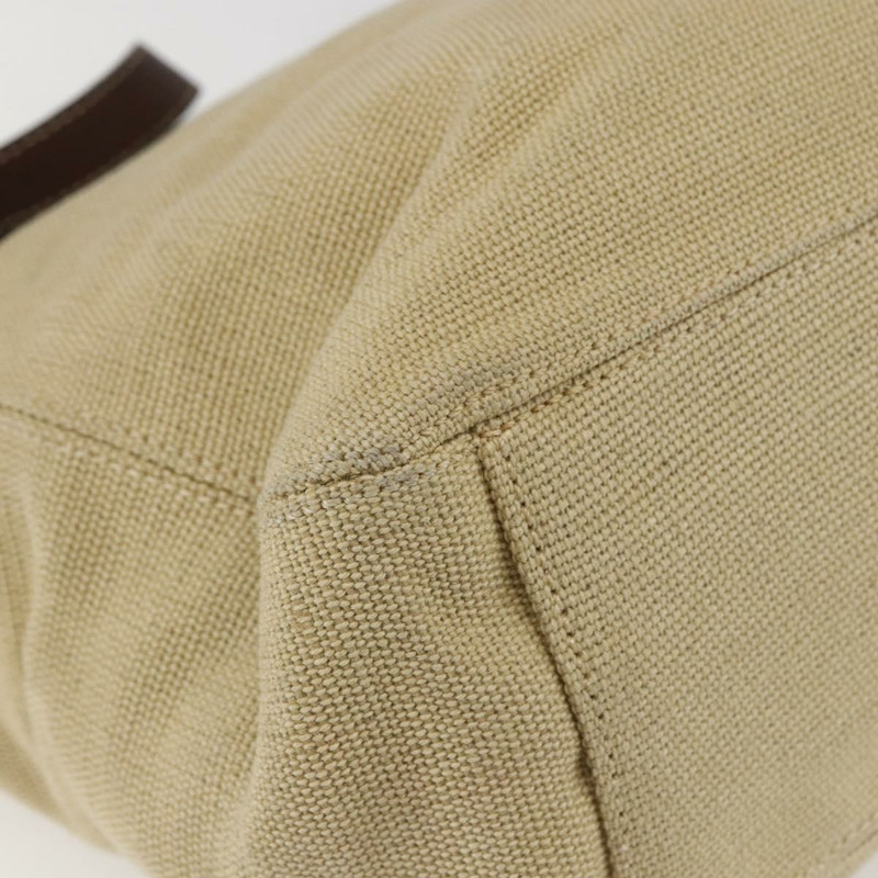 【日本直送】香奈兒帆布手提包 米色 金色 CC 標誌 Auth bs33123-15