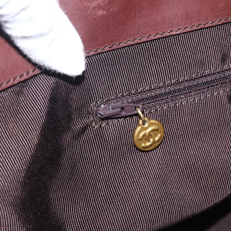 【日本直送】香奈兒帆布手提包 米色 金色 CC 標誌 Auth bs33123-20