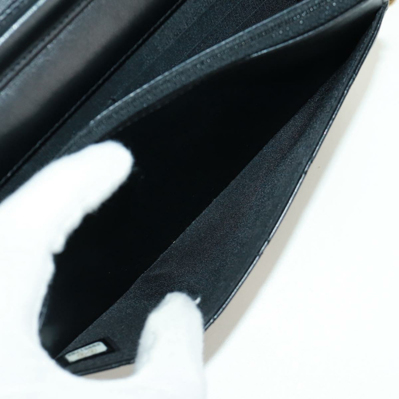 【日本直送】香奈兒 (CHANEL) 絎縫鏈條錢包,羊皮材質,黑色,CC標誌,貨號171862SAM-24