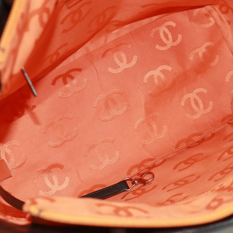 【日本直送】香奈兒 Cambon 系列托特包,皮革材質,深棕色,銀色雙C標誌,正品編號 166895SAV-9