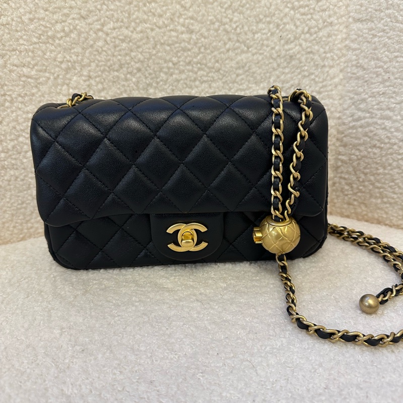 CHANEL 香奈兒 小金球 24年 晶片款 硬底 成色非常好-0