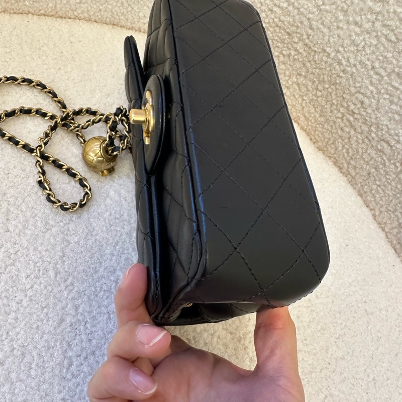 CHANEL 香奈兒 小金球 24年 晶片款 硬底 成色非常好-7