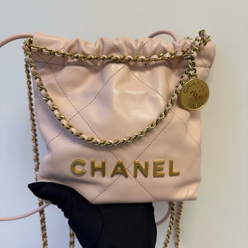 CHANEL 香奈兒 22Bag 26P 金幣 23年 晶片款-10