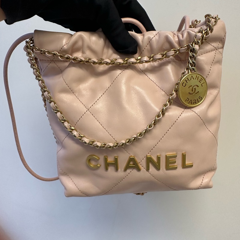 CHANEL 香奈兒 22Bag 26P 金幣 23年 晶片款-12