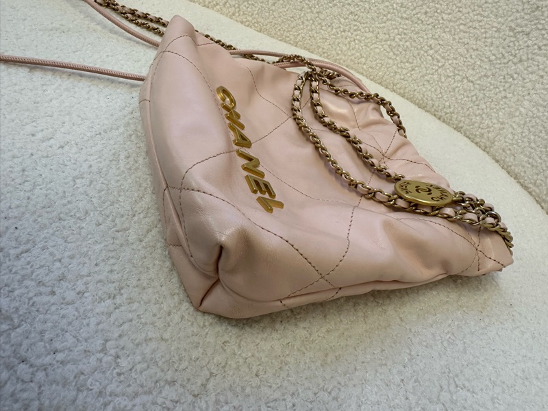 CHANEL 香奈兒 22Bag 26P 金幣 23年 晶片款-16