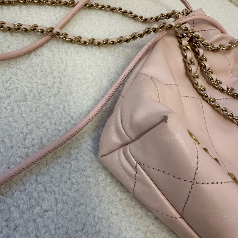 CHANEL 香奈兒 22Bag 26P 金幣 23年 晶片款-17