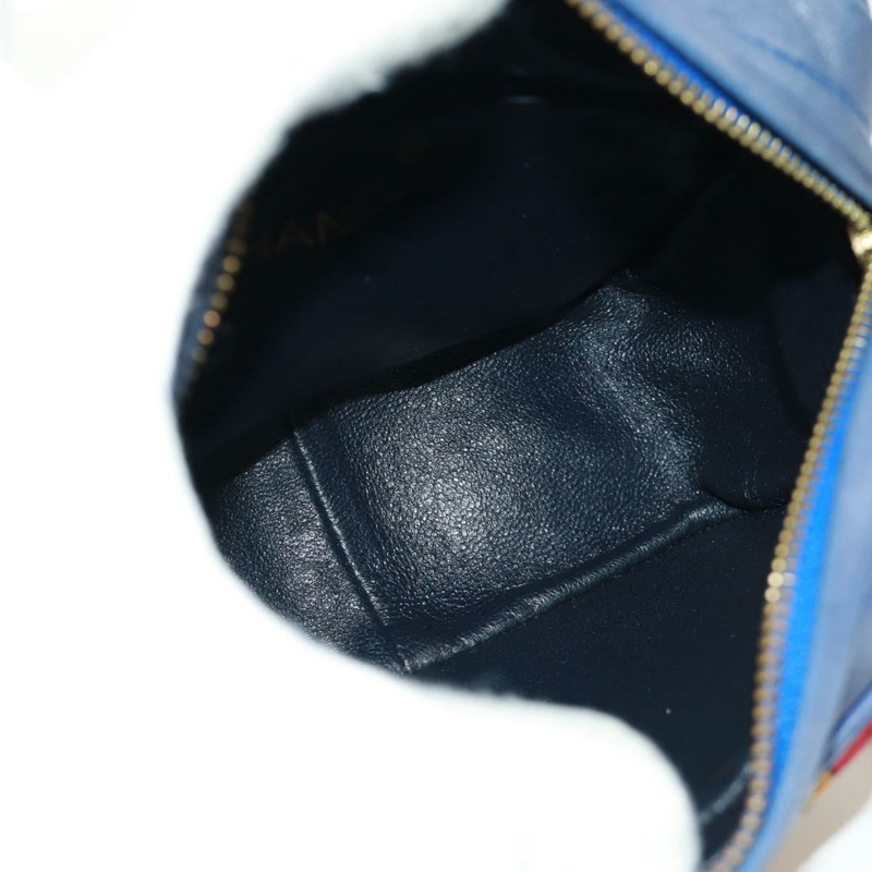 【日本直送】香奈兒 (CHANEL) 絎縫鏈條肩背包,絲綢多色金色雙C標誌,正品編號 172070SAV-9