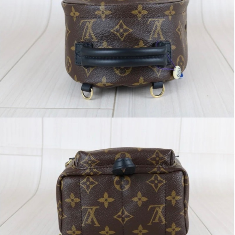 「JL精品代購」98新 LV mini spring 老花雙肩包-4