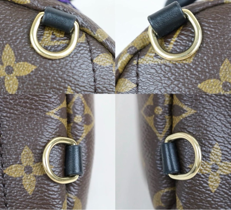 「JL精品代購」98新 LV mini spring 老花雙肩包-12