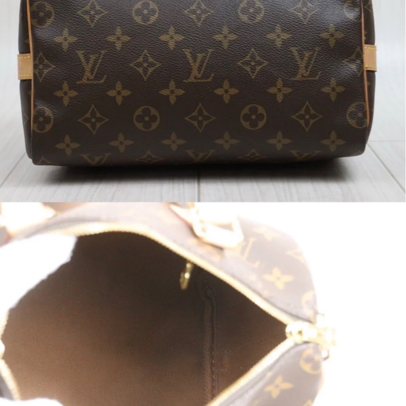 「JL精品代購」98新 LV 老花 speedy 25 ic 芯片款-7