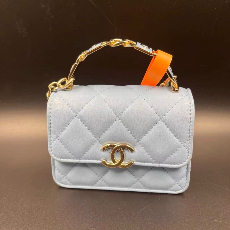 【97新 ✨ 全網最低價!】香奈兒Chanel Kelly mini嬰兒籃色 琺瑯手柄 羊皮(下單前先詢問庫存❗️)-1