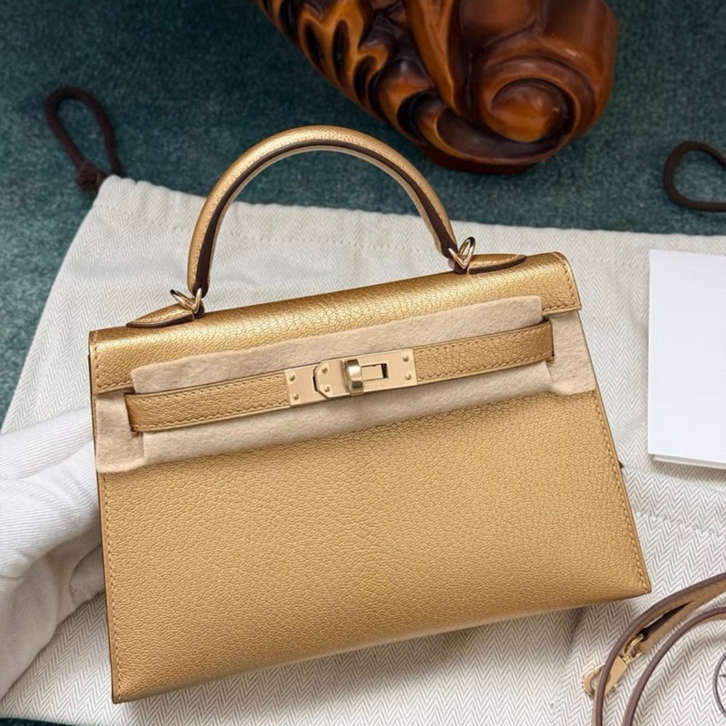 hermes 愛馬仕 mini kelly 2代 y9 鎏金 奧林匹克限定 k刻 山羊皮-0