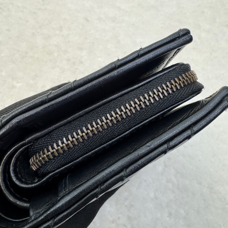 古馳馬夢短夾GUCCI黑金對開10卡零錢拉鍊短夾546580-17