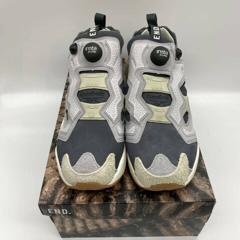 全新END × REEBOK INSTAPUMP FURY OG FOSSIL US8號/26公分