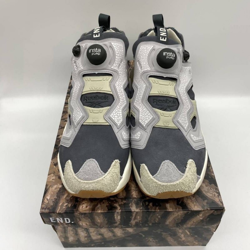 全新END × REEBOK INSTAPUMP FURY OG FOSSIL US8號/26公分-0