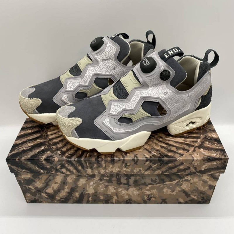 全新END × REEBOK INSTAPUMP FURY OG FOSSIL US8號/26公分-1