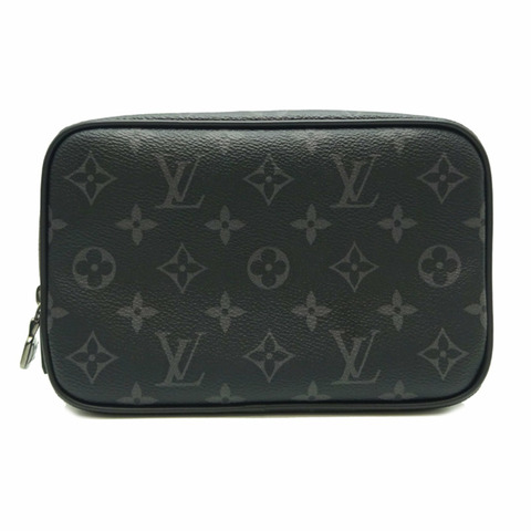 路易威登 True Toilette PM 女士/男士第二隻包 M46577（已停產）Monogram Eclipse 黑色