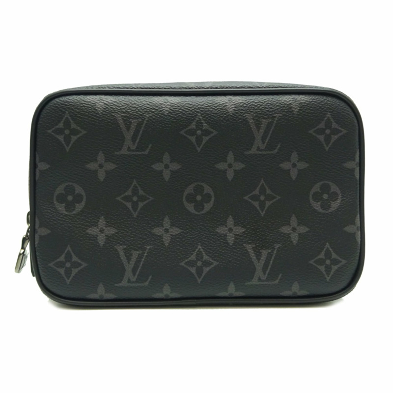 路易威登 True Toilette PM 女士/男士第二隻包 M46577（已停產）Monogram Eclipse 黑色-0