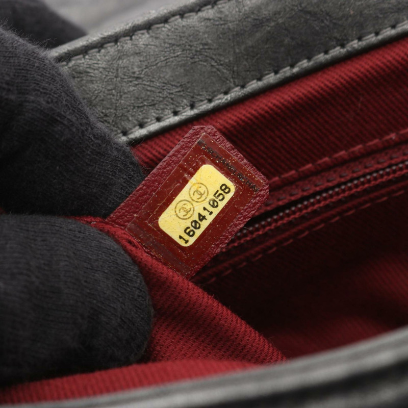 香奈兒 (CHANEL) Matelasse 小牛皮肩背包/手提包，灰色，女士，A67128-4