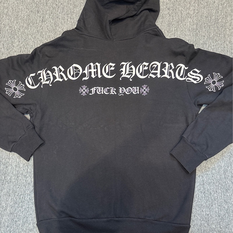 Chrome Hearts 背後超大字樣帽外套 M-8