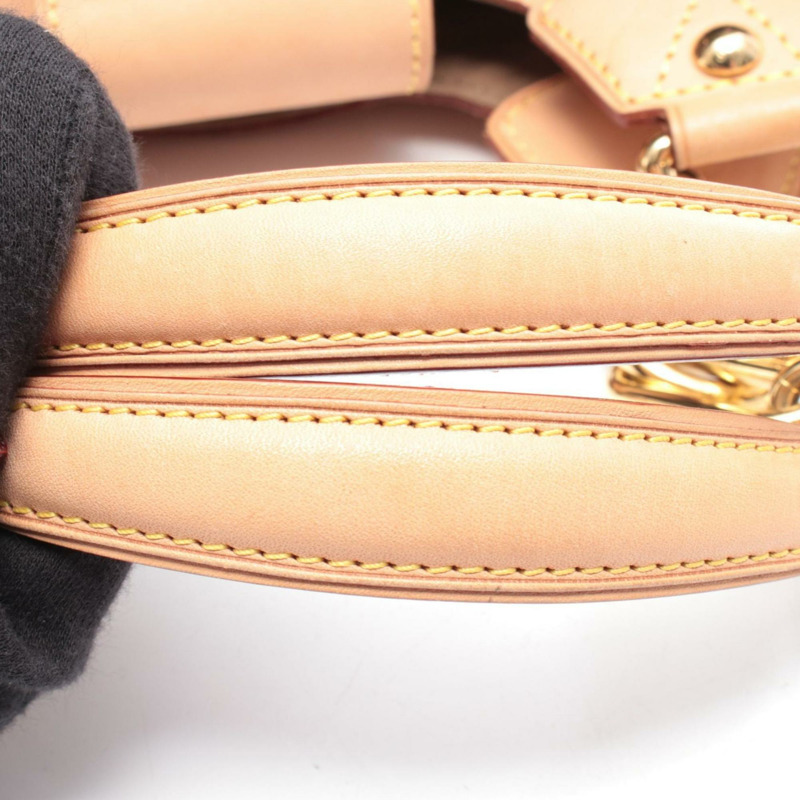 路易威登 Ursula 手提包，塗層帆布和皮革，Monogram Multicolore 圖案，女士款，黑色，M40124-5