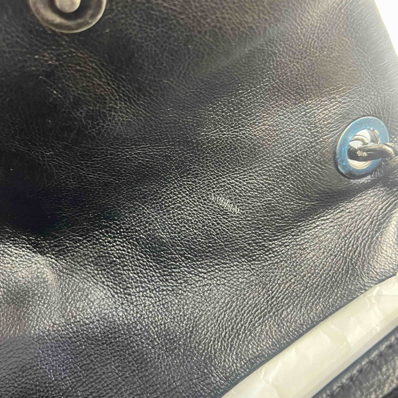 Chanel • 黑色外縫線牛皮雙口袋機場包 全網最低-25