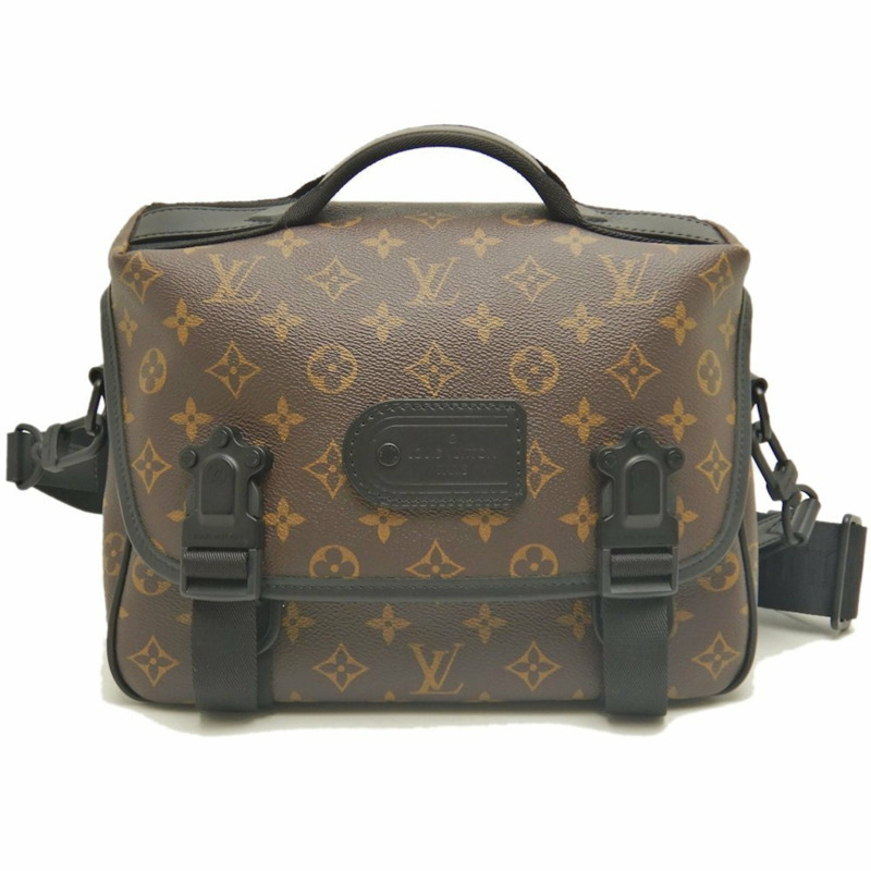 路易威登 Monogram Macassar LV Trail Messenger M46972 肩背包 棕色 男士 253606-0