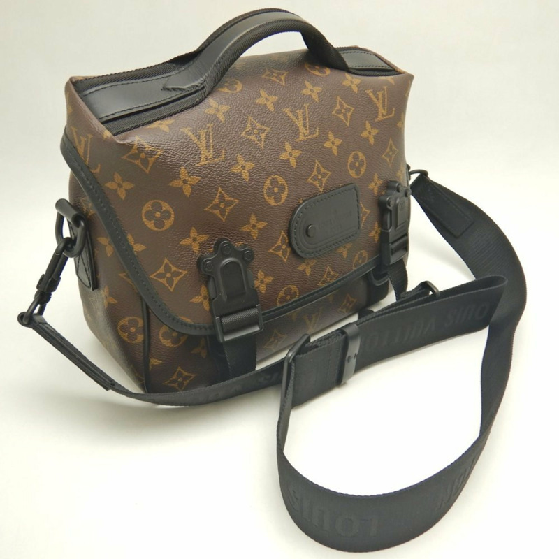 路易威登 Monogram Macassar LV Trail Messenger M46972 肩背包 棕色 男士 253606-2